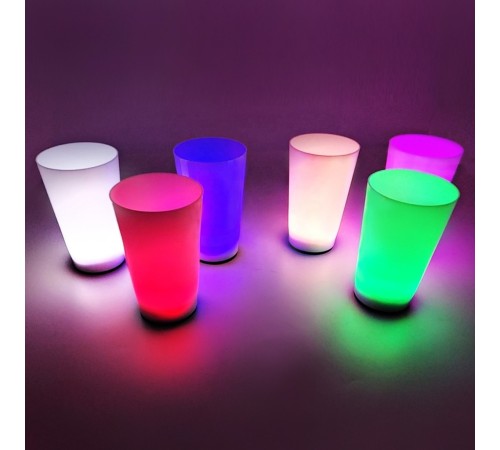 Glow Partisi Bardakları 6 Renk 6 Adet 1.5 oz