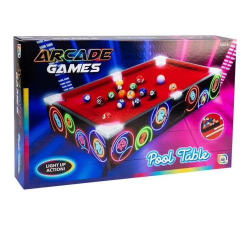 LEDli Masaüstü Bilardo 50x30 cm
