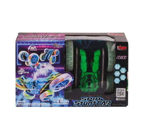 HG-4-45 Kumandalı Işıklı Buharlı Stunt Spin Araba -Vardem Oyuncak