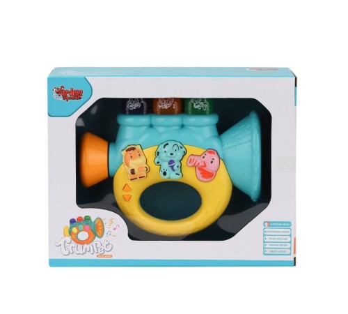 JLG-855-37A Işıklı ve Müzikli Trompet Bebek Pianosu -Vardem Oyuncak