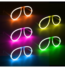 Neon Glow Fosfor Gözlük – Festival & Parti (12'li Set)