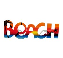 Beach Yazılı Parti Gözlüğü Yaza Merhaba Hawaii Show Gözlüğü 19x6 cm