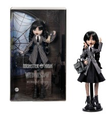 HXJ04 Monster High Wednesday Okul Üniformalı Bebek
