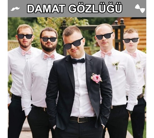 Damat Gözlüğü – Düğün ve Bekarlığa Veda Partisi Aksesuarı