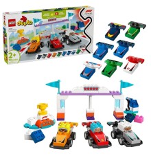10445 Duplo F1 Takımı Yarış Arabaları ve Sürücüleri 70  parça +2aş
