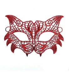 Kırmızı Dantel Masquerade Maskesi 8 No