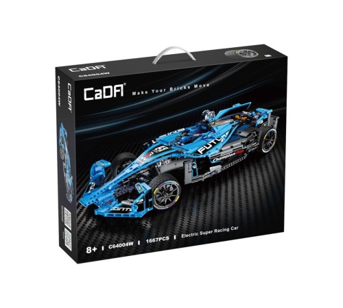 C64004W Cada Electric Racing Super Car Blok Seti 1667 Parça -Vagon life