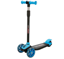 Twist 3 Tekerlekli Işıklı Scooter Mavi