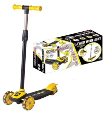 Twist Led Işıklı 3 Tekerlekli Scooter Sarı