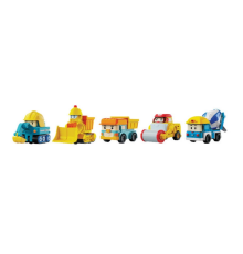 Poli Mini İnşaat Araçları 5'li Set