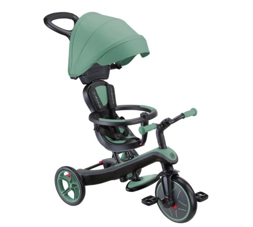 Globber Explorer 4in1 Trike Bisiklet Zeytin Yeşili