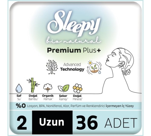 Bio Natural Premium Plus Mega Uzun Ped 36 Adet