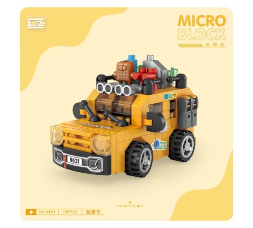 LZ8621 LOZ Araba Blok Seti Mini Poşet -Vagon life