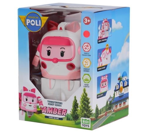 POLI MRT-687 ROBOCAR POLİ BÜYÜK TRANSFORMİNG ROBOT AMBER SESLİ VE IŞIKLI