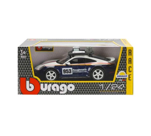 28029 Burago 1:24 Porsche 911 Dakar Model Araba -