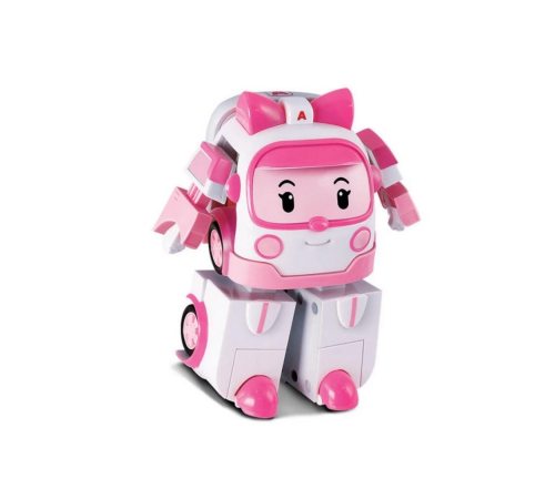 Robocar Poli Transforming Robot Figür Amber