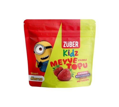 Kidz Meyve Topu 42 Gr Çilek