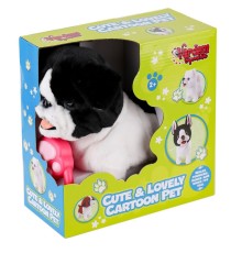 PR66308-25T Tasmalı Yürüyen Peluş Fransız Köpeği