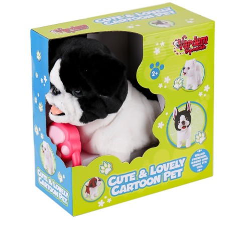 PR66308-25T Tasmalı Yürüyen Peluş Fransız Köpeği
