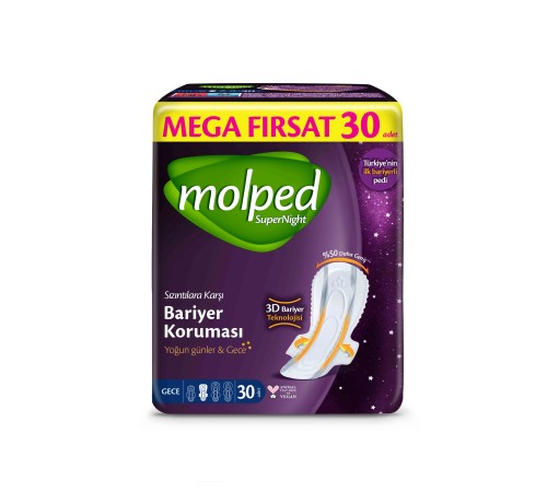 SüperNight Gece Mega Ped 30 Adet