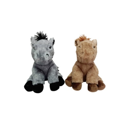 PB31558-23 Peluş Oturan At 23 cm