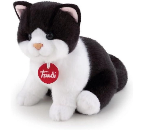 Peluş Siyah Beyaz Kedi 20 cm
