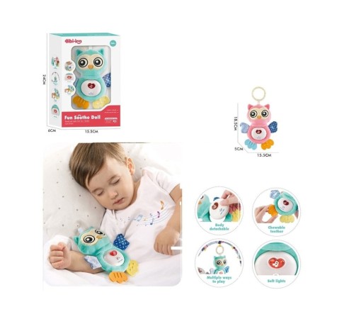 BIB6008 -Vardem Işıklı Ve Sesli Bebek Baykuşu