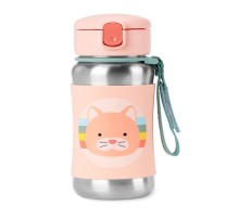 Zoo Pipetli Pmaz Çelik Suluk 350 ml Kedi