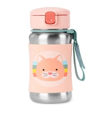 Zoo Pipetli Pmaz Çelik Suluk 350 ml Kedi