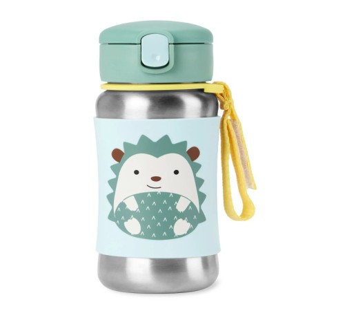 Zoo Pipetli Pmaz Çelik Suluk 350 ml Kirpi