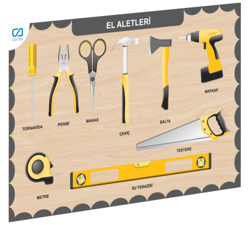 CAAHS-3210 AHŞAP EL ALETLERİ BUL-TAK