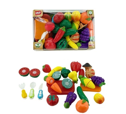 URT007-KUTU-3 41 PCS KESİLEBİLEN MEYVE SEBZE MANAV