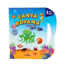 Çanta Kitap Boyama Kitabı Deniz Canlıları
