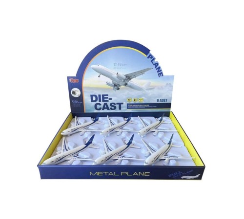 HW-180 2830 BLUE CB IŞIKLI SESLİ METAL YOLCU UÇAĞI