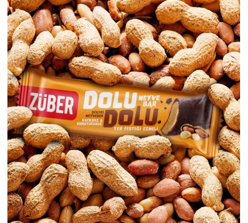 Dolu Dolu Fıstık Ezme Meyve Bar 30 Gr