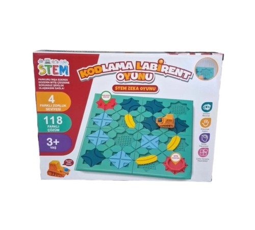 URT045-001 KODLAMA LABİRENT OYUNU STEM ZEKA