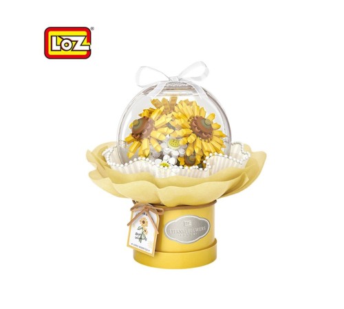 LZ-1299 LEDLİ AYÇİÇEĞİ BUKETİ 510 PARÇA BLOCK OYUNCAK