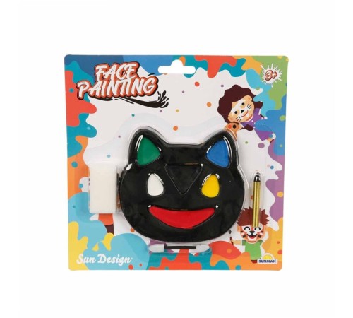2591 YÜZ BOYASI 1 KALEMLİ 6 RENKLİ KEDİ ŞKL KRTL