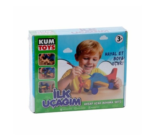 KM5869 İLK UÇAĞIM AHŞAP BOYAMA SETİ