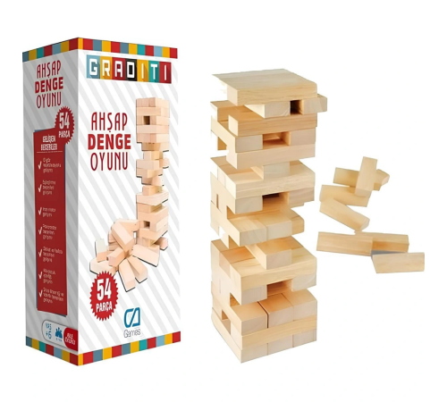 Ahşap Denge Oyunu Küçük Boy