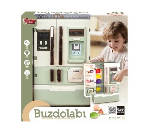 VRD10650 IŞIKLI VE SESLİ AKSESUARLI BUZDOLABI