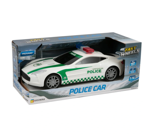 1:16 Işıklı ve Sesli Polis Arabası