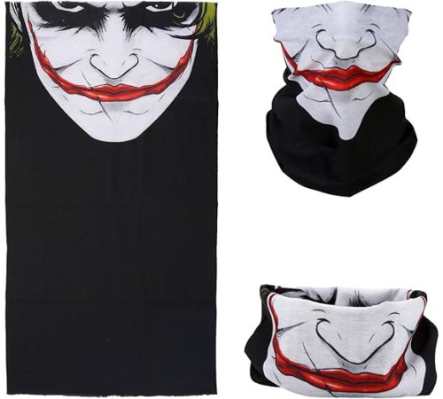 Joker Desenli Çok Amaçlı – Yüz, Boyun ve Bandana Maskesi 5 No