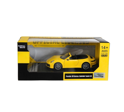 1/31 Porsche 911 Carrera Cabriolet Model Araba
