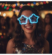 12 Adet Yıldız Gözlük – Glow Partisi ve Etkinlik İçin