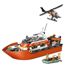 Sahil Güvenlik Kurtarma Botu ve Helikopteri 60504