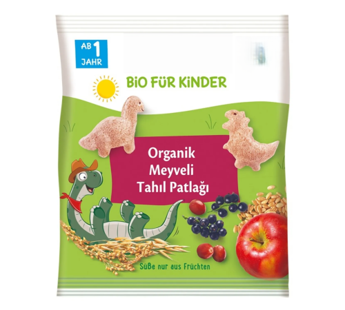Organik Meyveli Tahıl Patlağı 30 Gr