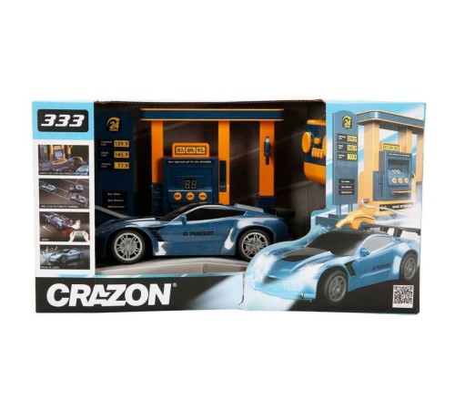 41627 SUN-ZHC-CRN-RC ARABA BENZİN İSTASYONLU DUMAN PÜSK 2 4GHZ SES IŞIK