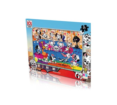 Ks Games 24 Parça Dalmation Frame Puzzle