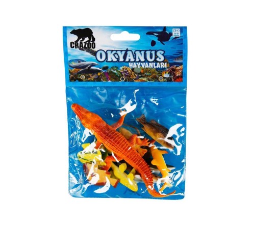 Okyanus Hayvanları Poşetli Hayvan Oyun Seti
